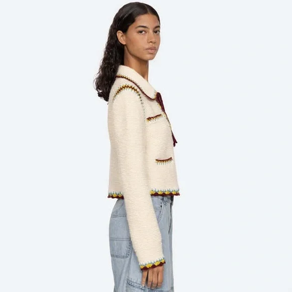 NWT $425 Sea NY Evan Knit Sweater - Picture 4 of 8